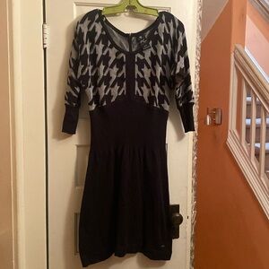 Point Zero Houndstooth dress